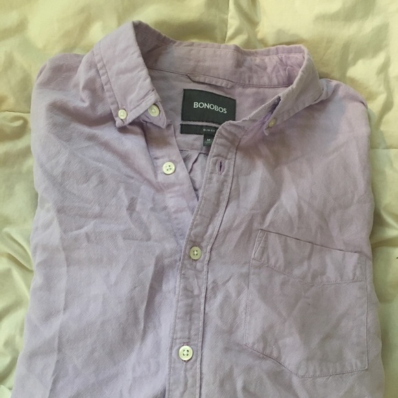 Bonobos Purple Longsleeve Buttonup - Picture 1 of 4